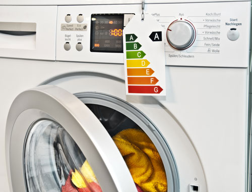 Energie sparen bei Waschmaschinen und Co
