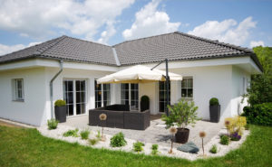 Bungalow-Garten