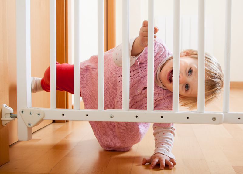 Mehr Sicherheit im Haus dank Türschutzgitter