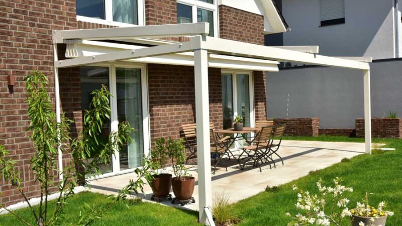 Mehr Wohnraum dank Terrassenüberdachung
