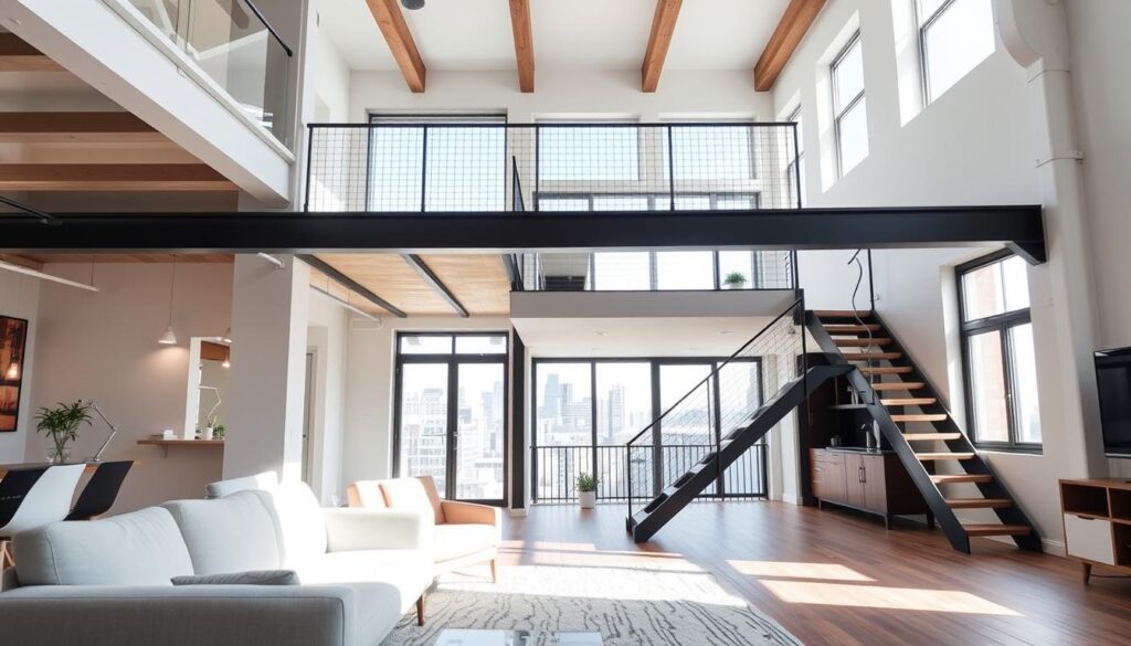 Loft und Maisonette Wohnungstypen