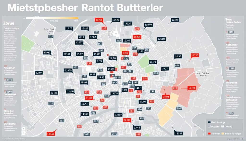 Mietpreise nach Stadtteilen