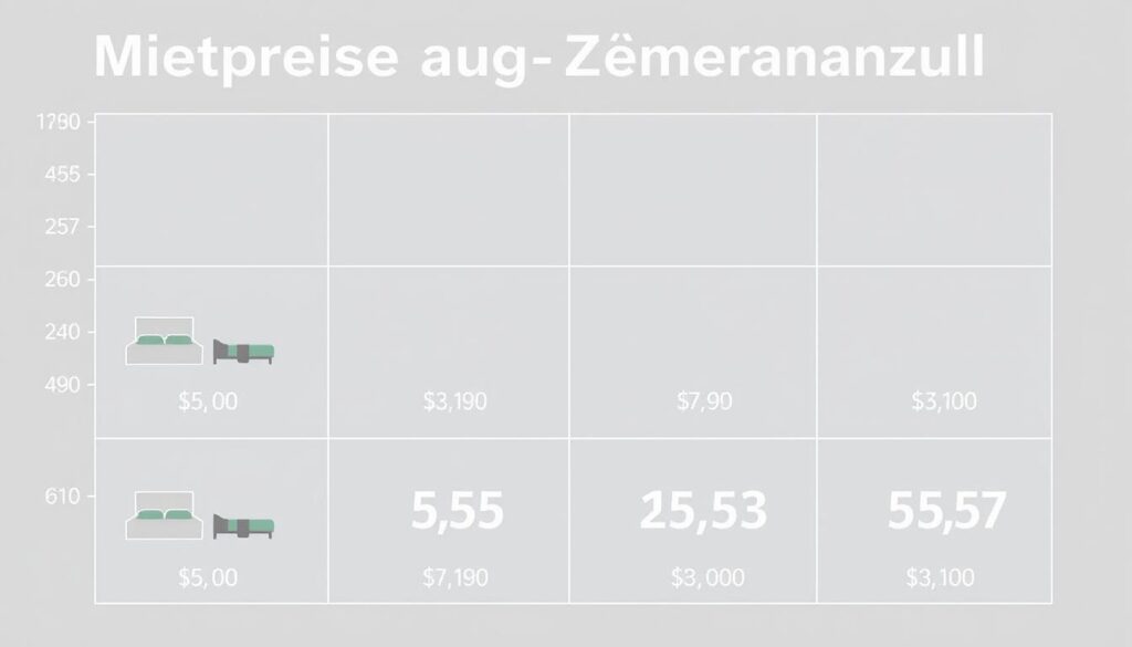 Mietpreise nach Zimmeranzahl