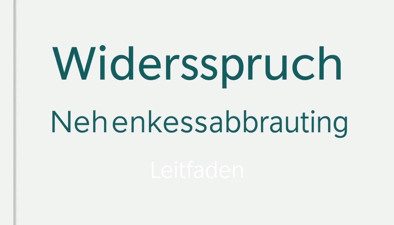 Widerspruch Nebenkostenabrechnung: Ein Leitfaden für Mieter und Vermieter