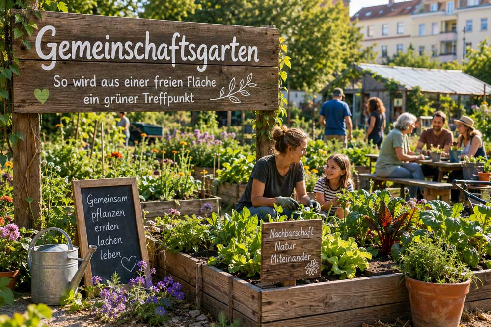 Gemeinschaftsgarten anlegen: So wird aus einer freien Fläche ein grüner Treffpunkt