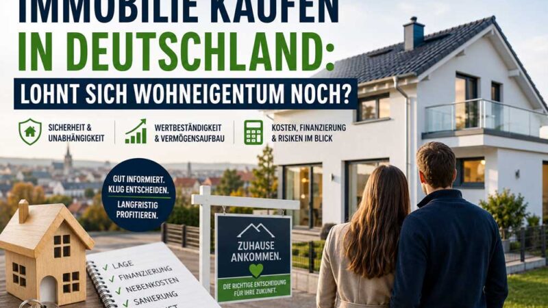 Immobilie kaufen in Deutschland: Lohnt sich Wohneigentum noch?