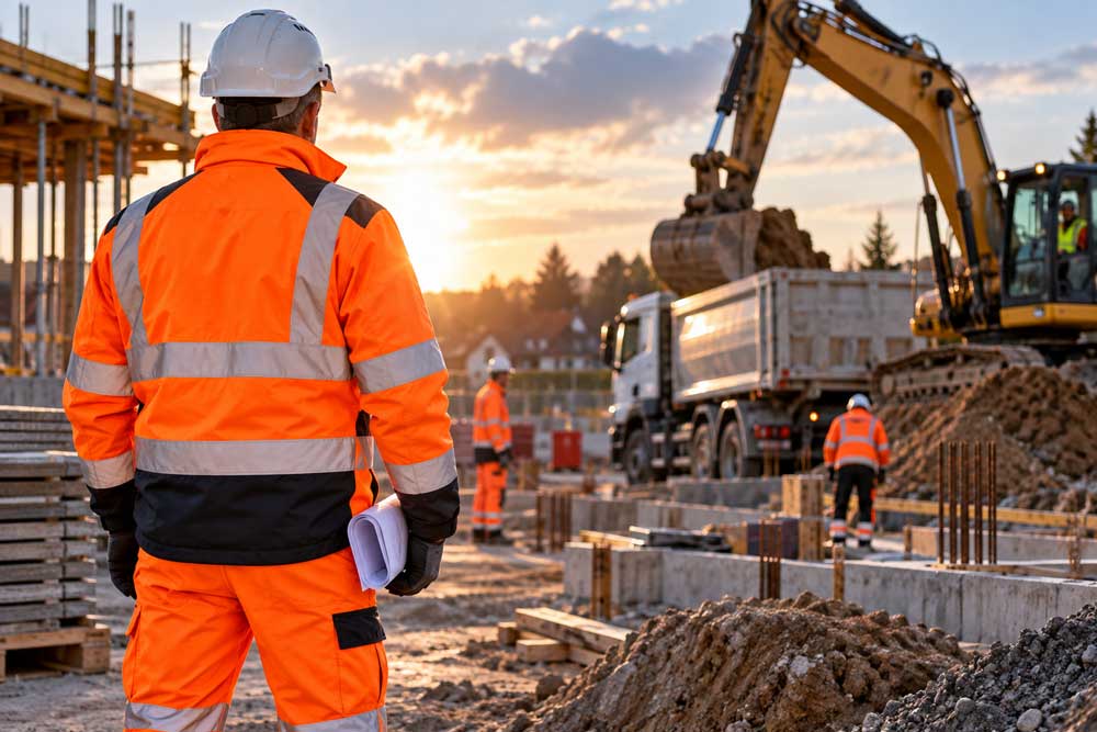 Sicher arbeiten auf der Baustelle: Wann ist Warnschutzkleidung erforderlich?